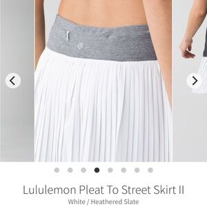 Lululemon Pleat to Street skirt size 8. EUC